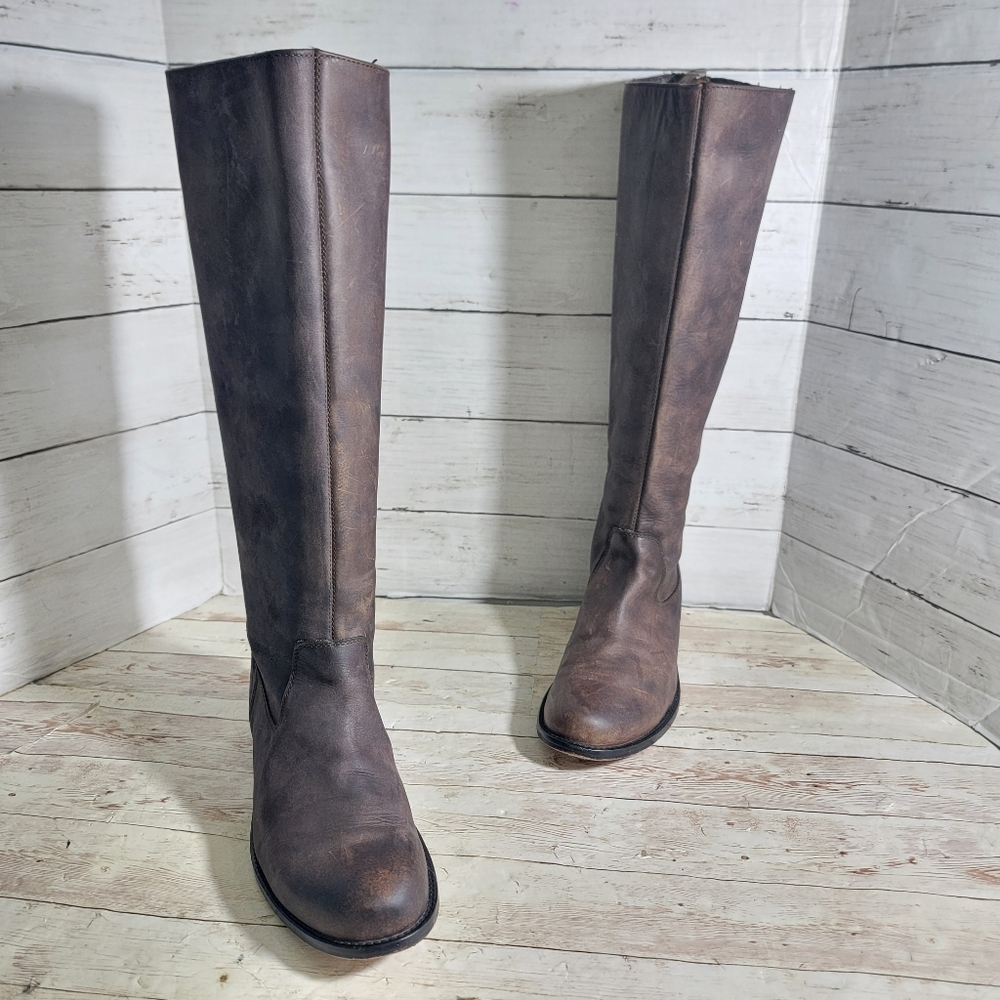 Steven Rannt Studded Leather Riding Boots W US 8 - Picture 5 of 15